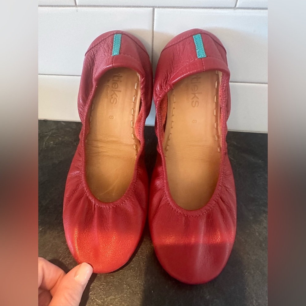 TIEKS Red Ballerina Flat size 8 Red Great condition